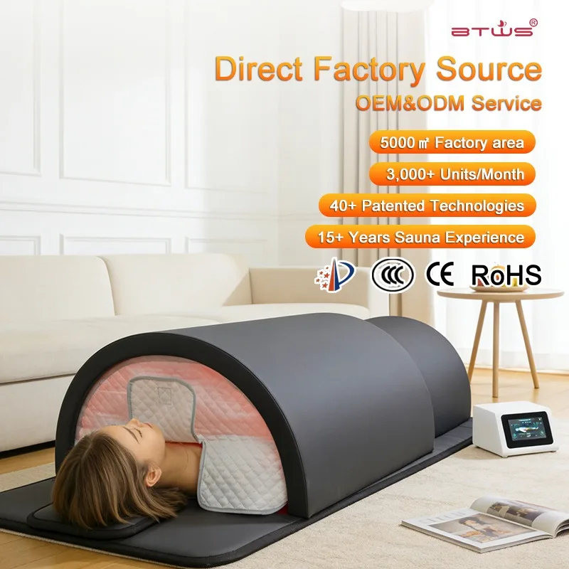 Btws Portable Sauna Dome Sauna Capsule With Smart LCD Screen, Fast Heating For Home Spa