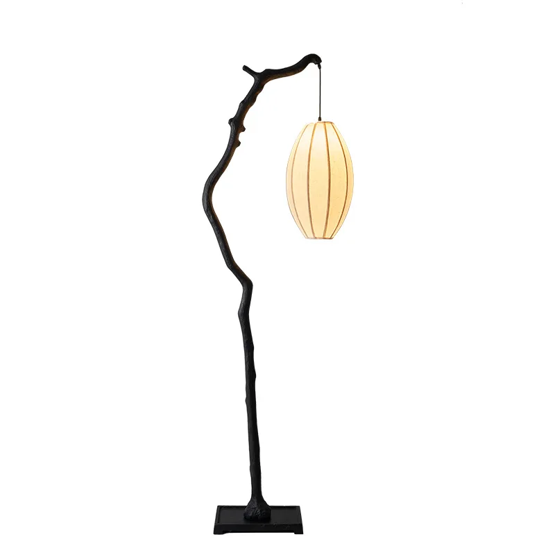 

Medieval branch floor lamp, new Chinese-style living room, Chinese-style tea room