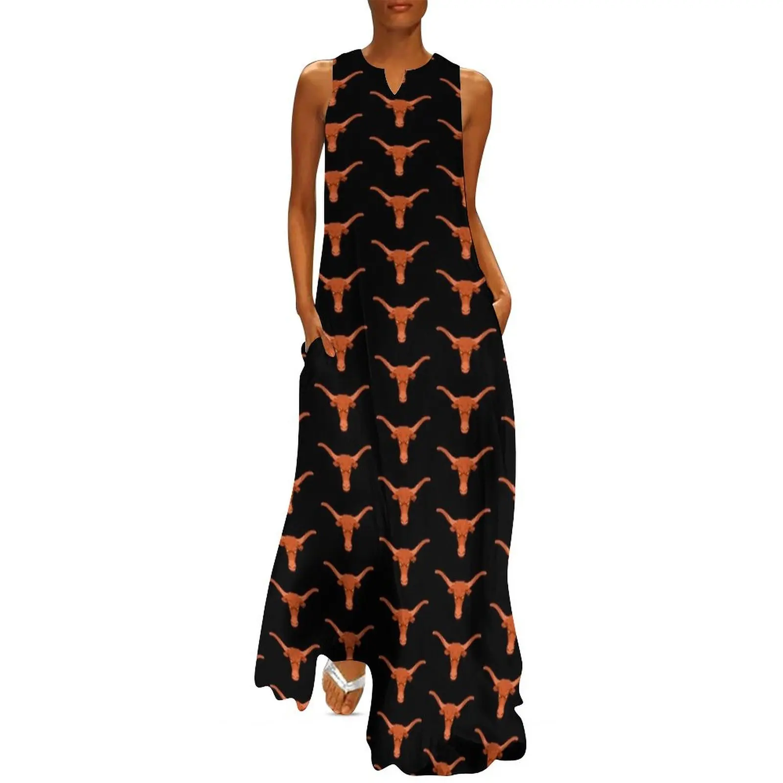 

Longhorn Long Dress luxury evening dresses for women 2025 Aesthetic clothing Dress