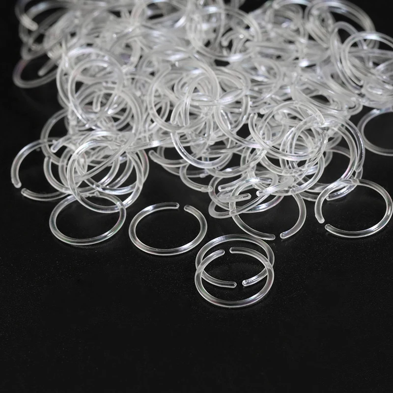 50-100pcs/lot Resin Hoop Earrings For Men Women Transparent Black Gold Colorful Round Circle Earring