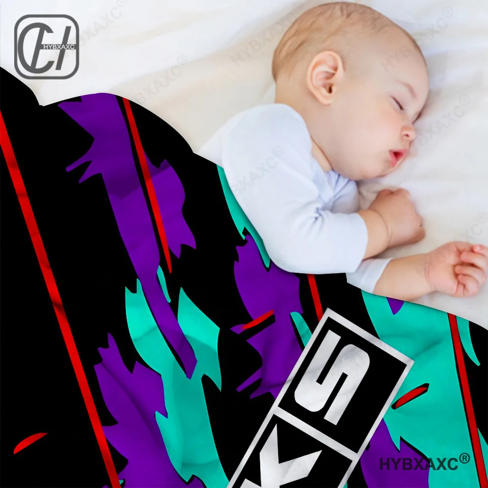 Manta con estampado de logotipo de coche de carreras HKS, manta cálida, suave y cómoda, forros de cama, regalo de cumpleaños