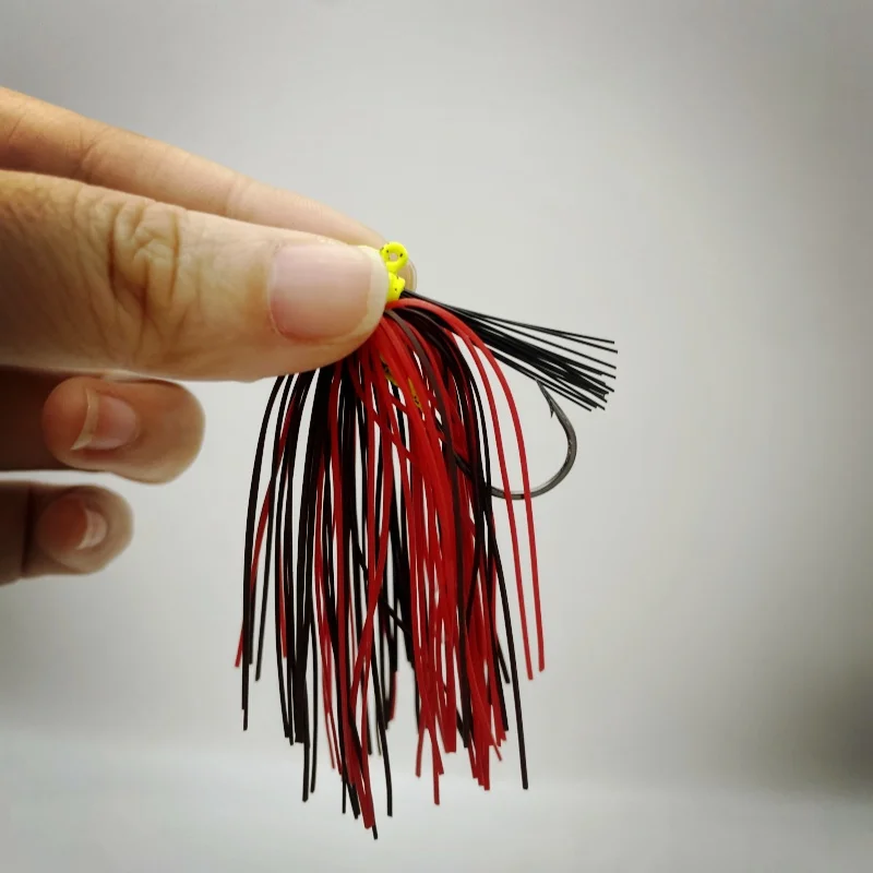 HanaMaki 5.3g/10.5g Jig Fishing Head hooks with weed guard sharp hook bass pike outdoor jigging fishhook Jig Fishing Accessories