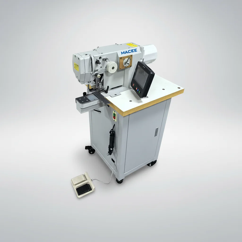 MC-608 Automatic Belt Buckle Component Stitching Sewing Machine For Leather Belt