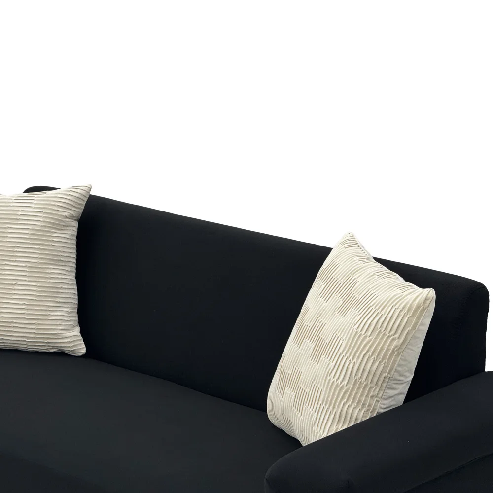 PINGGO 2-Sitzer-Sofa im nordischen Stil, feiner Leinenstoff, Massivholzrahmen, stabile Eisenbeine, 174 x 72 x 82 cm, Wohnzimmermöbel – Detail 20