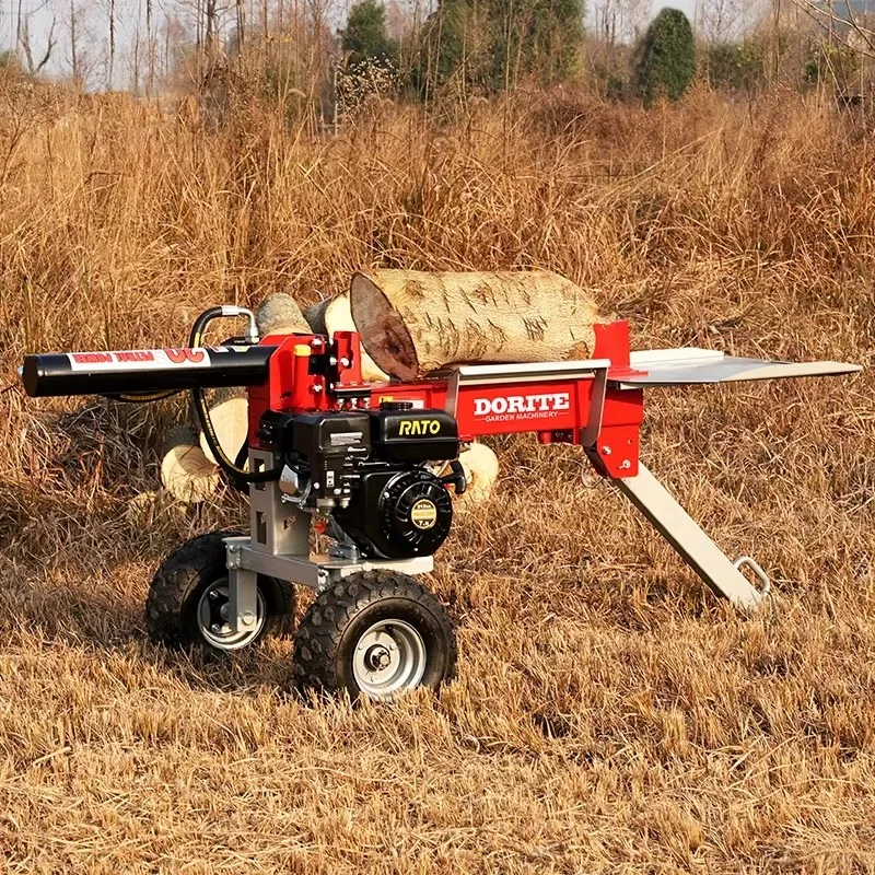 

20t Highly Efficient Professional 7hp 20 Tons Power Auto Feeding Firewood Processor Petrol Hydraulic Wood Log Splitter