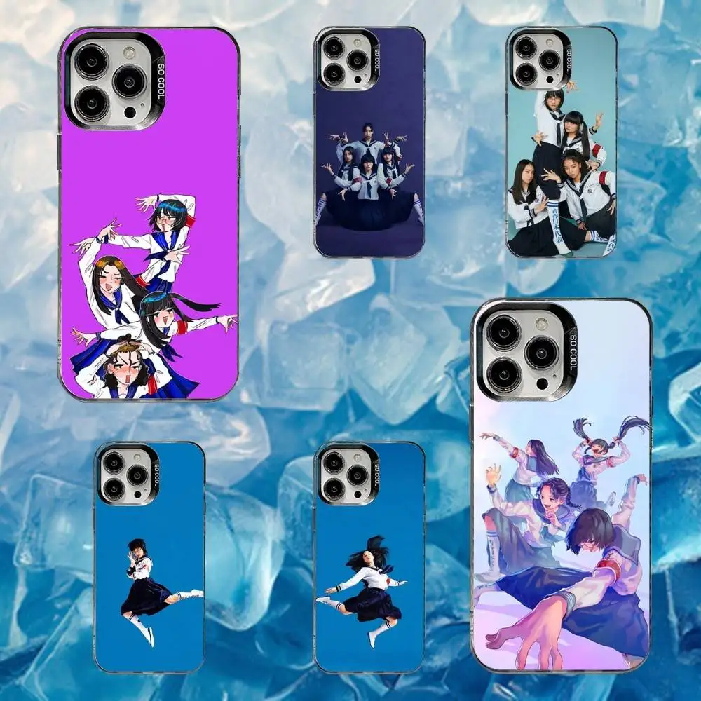 

A-Atarashii Gakko JPOP Phone Case For iPhone 16,15,14,13,12,11,Mini,Pro,SE,MAX White Matte Shockproof Cover