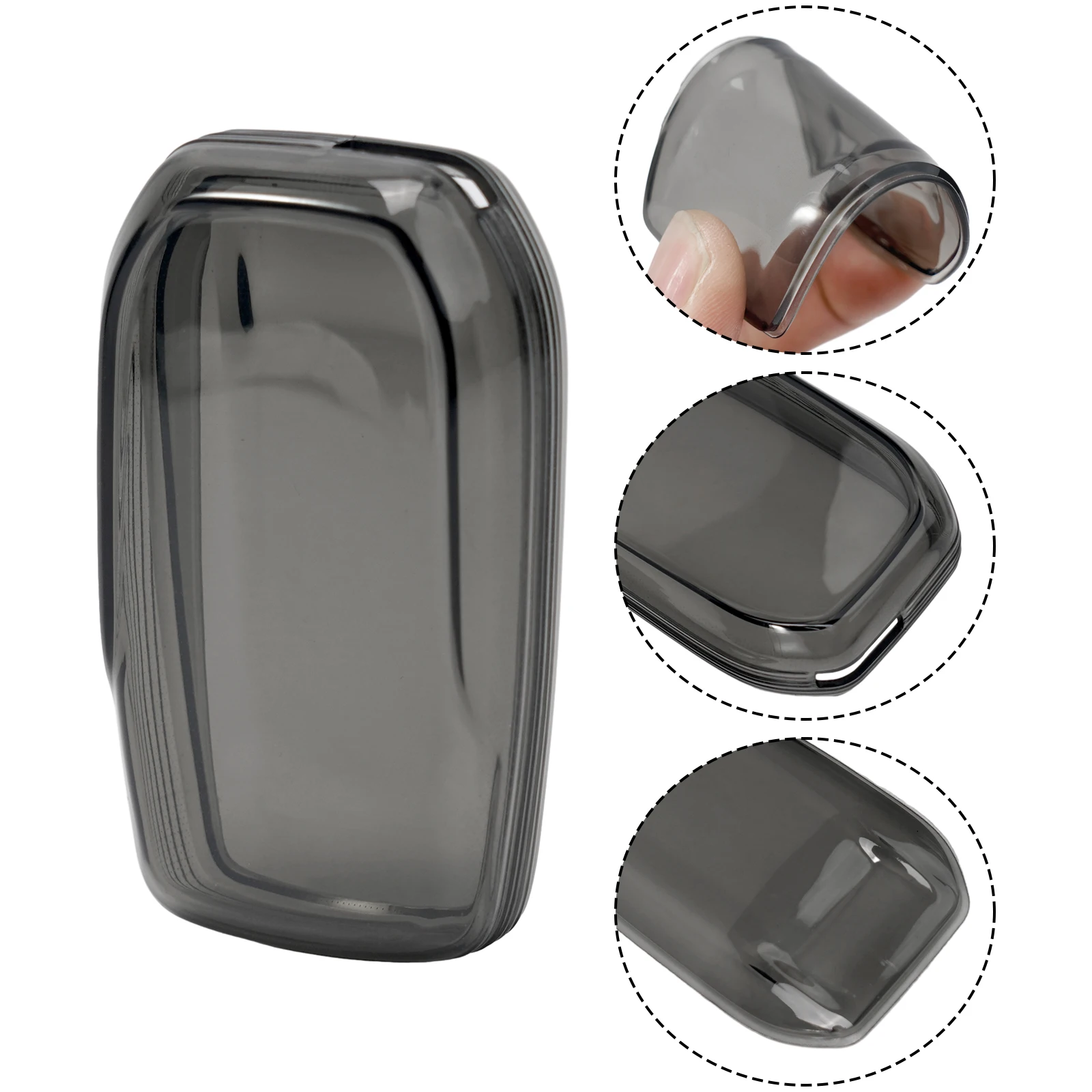 

TPU Key Fob Case Cover for Toyota Vehicles Fits Various Models Including For Sienna and For Venza with Push Button Start