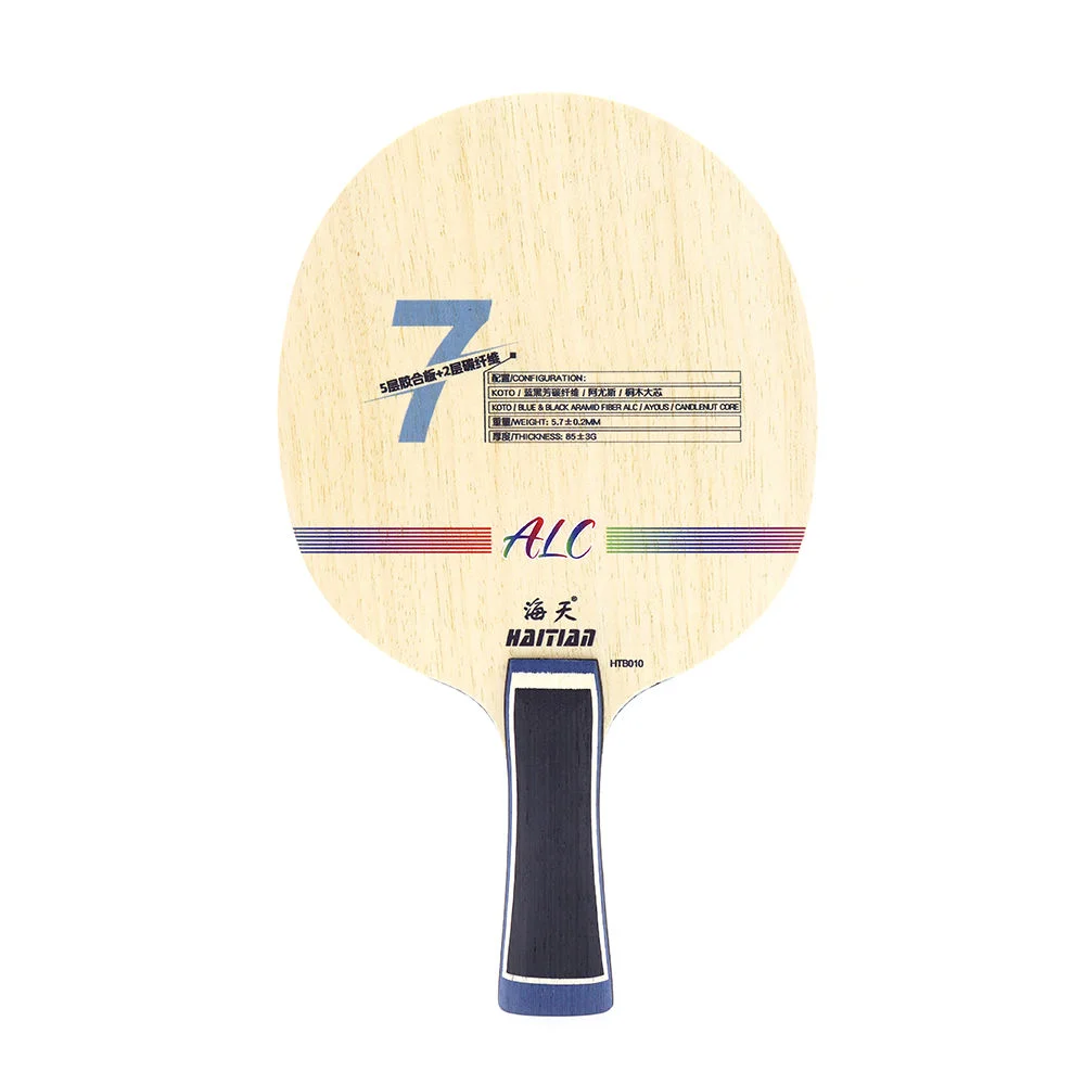 

5Wood2Carbon Blue Black Aromatic High End Table Tennis Paddle Baseboard VIS Same Configuration Premium Quality Ping Pong Bat