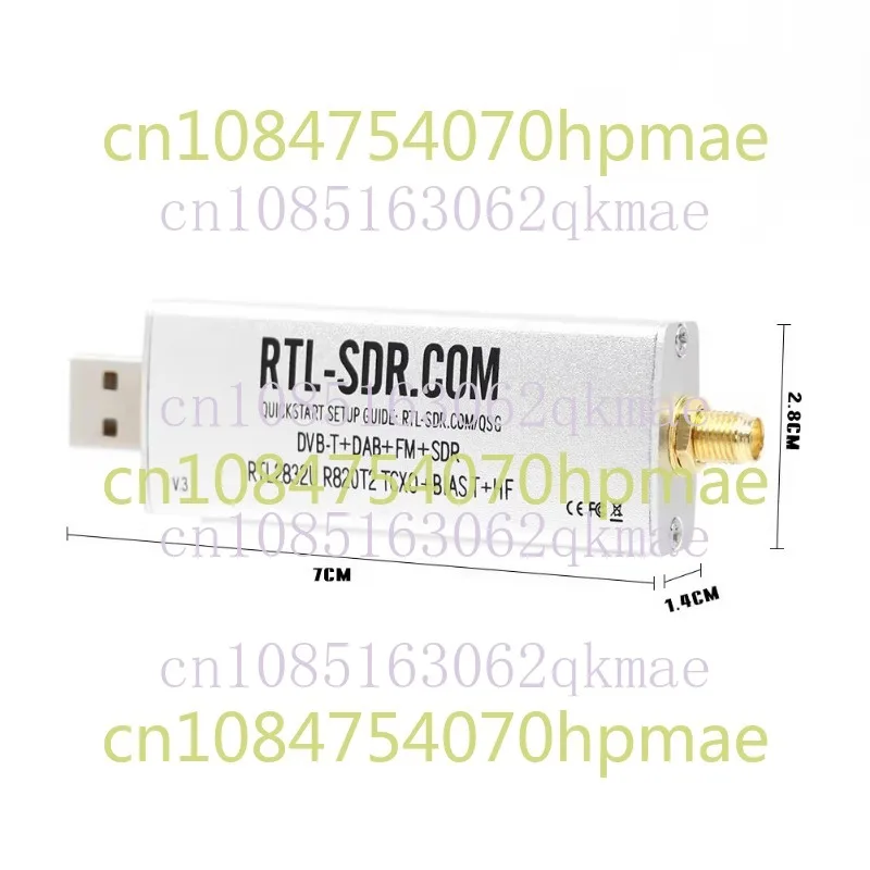 RTL-SDR V3 R820t2 TCXO Original Imported Software Radio Broadband Ultra Short Wave SDR Receiver