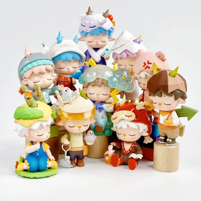 

Mimi Strange Friend Series Blind Box Toys Kawaii Anime Action Figure Caixa Caja Surprise Mystery Box Dolls Ornaments Girls Gift