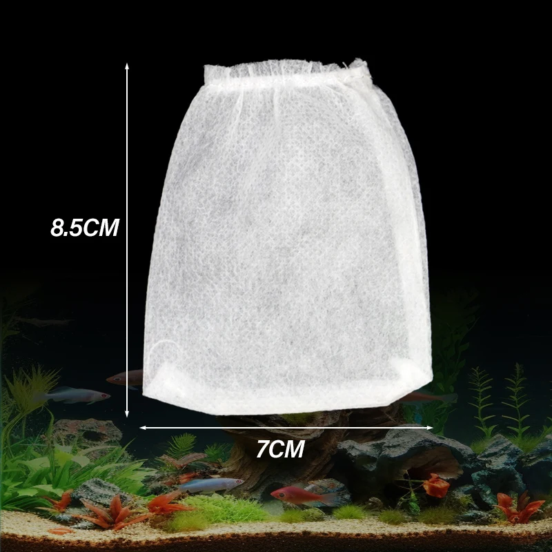 5Pcs Aquarium Siphon Filter Bags Fish Tank Electric Water Changer Gravel Cleaner Replaceable Mesh Bags Sand Washer Accessories