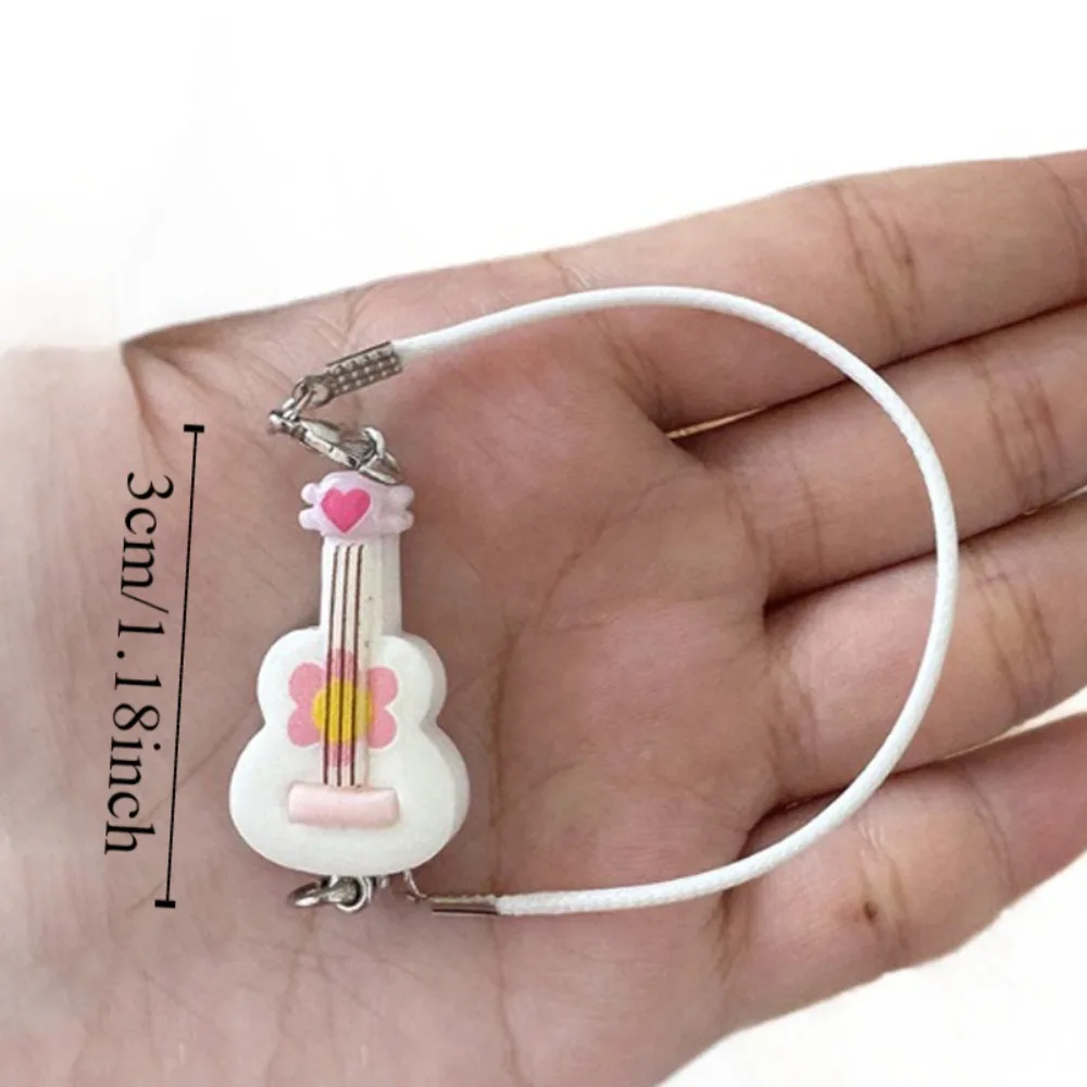 5 pçs chaleira de água casa boneca mini guitarra foto adereços boneca acessórios boneca guitarra em miniatura modelo pequeno crossbody