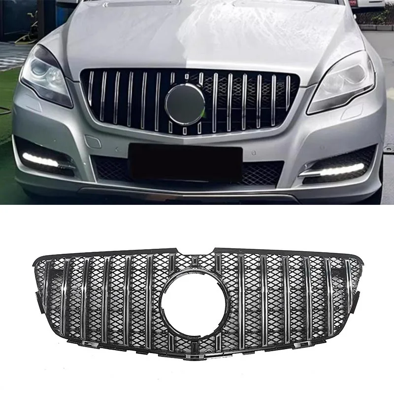 

For Mercedes-Benz R Class W251 R300 R320 R500 R280 2010-2017 Front Bumper Grille Facelift Grills Upper Grill Upgrade GT Style