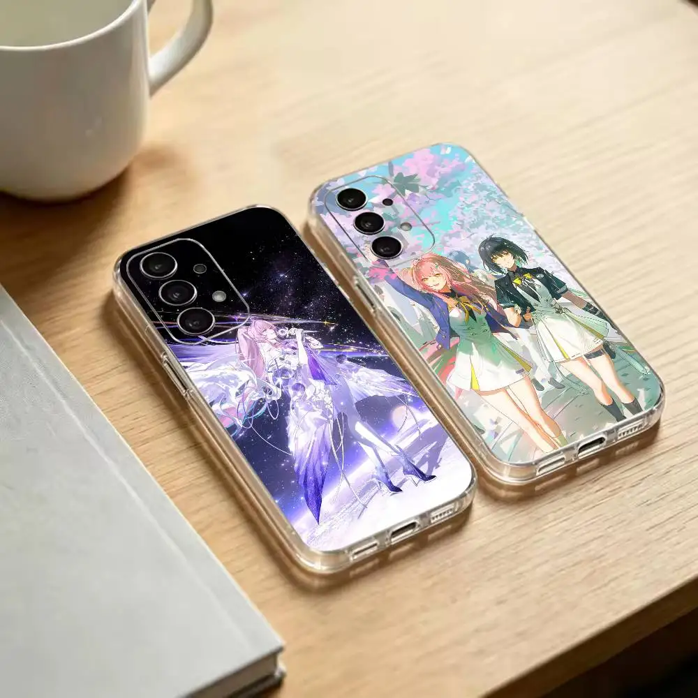 Game W-Wuthering Waves Aemeath  Clear Soft Silicone Phone Case for Samsung S25 S24 S23 S22 S21 S20 Ultra Plus
