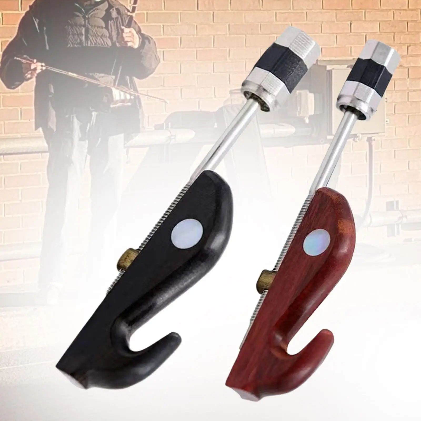 Erhu Bow Fish Erhu Parts Easy Installation Professional Accessories Erhu Bow Hook Screw Head for Music Lover Erhu Performances