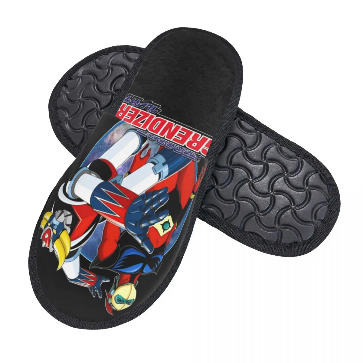 Grendizer e Actarus Comfort Scuff con pantofole in Memory Foam donna UFO Robot Goldrake Spa House Shoes