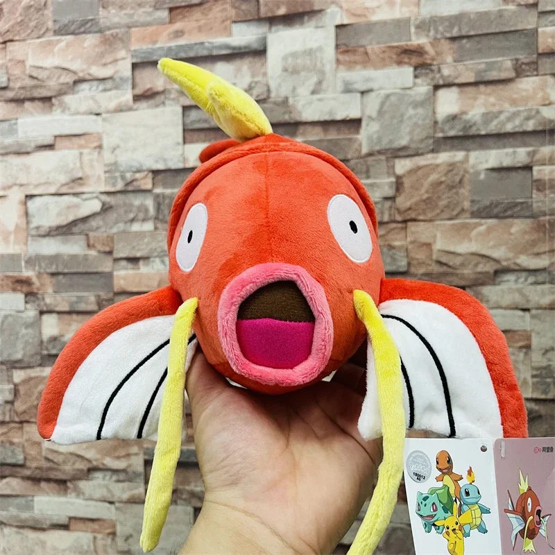 

Original Fish King Red Magikarp Kids Toy Gifts Anime Pokemon Plush Doll Pikachu Stuffed Toys for Children