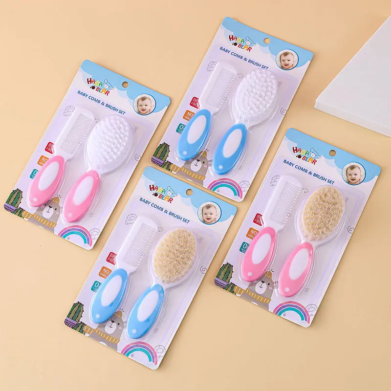 Xgnvpy  Infant Untangling Hairbrush Comb Portable Newborn Brush Scalp Massager Children's Products