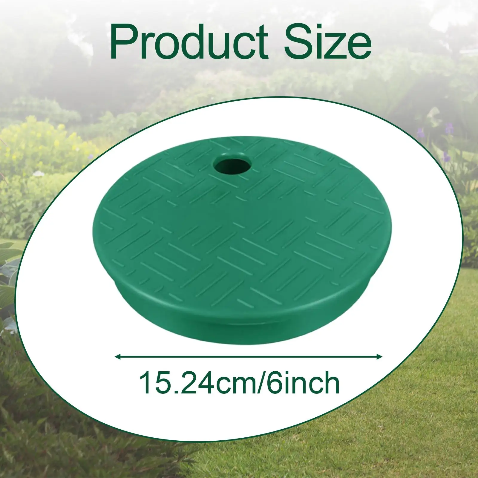 Sturdy Round Valve Box Cover Replacement for Underground Sprinkler Valve Box Grassland Ground Farm Use