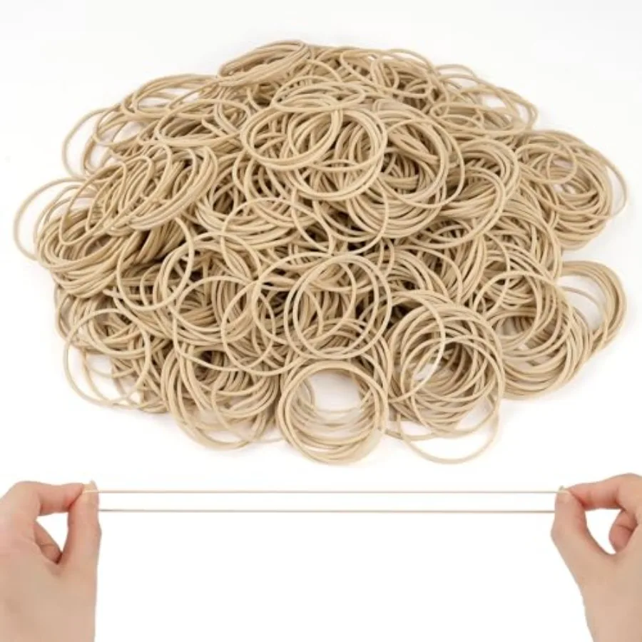 700 Pcs Rubber Bands, Size #16 Rubberbands Reusable Elastic Rubber Band for Office Supplies File Folders, Home Packaging, Craft