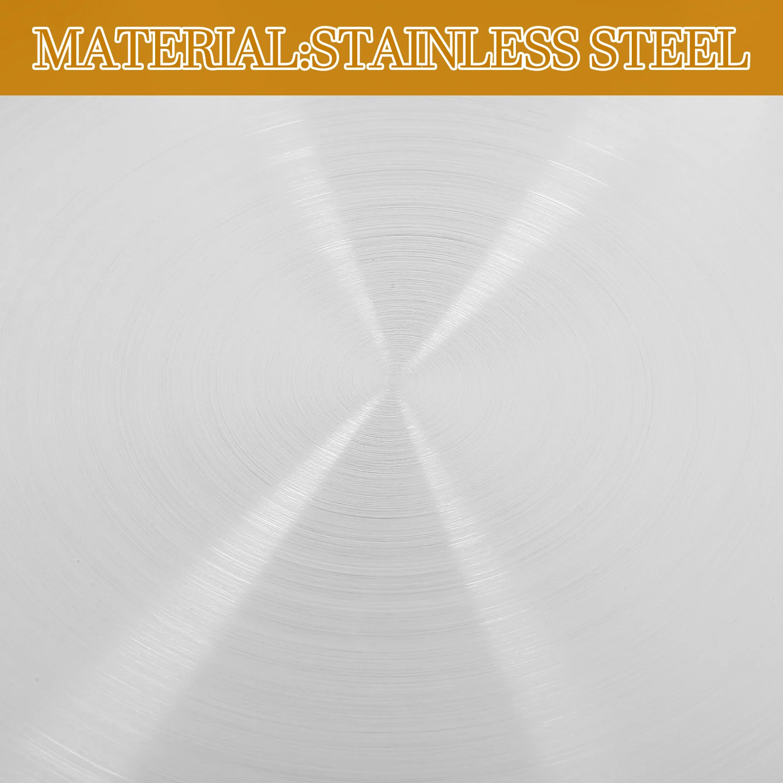 

Stainless Steel Food Steel Round Plate Smooth Surface For Steak Pasta Serving Kitchen Food Tray Metal Dinner Plate