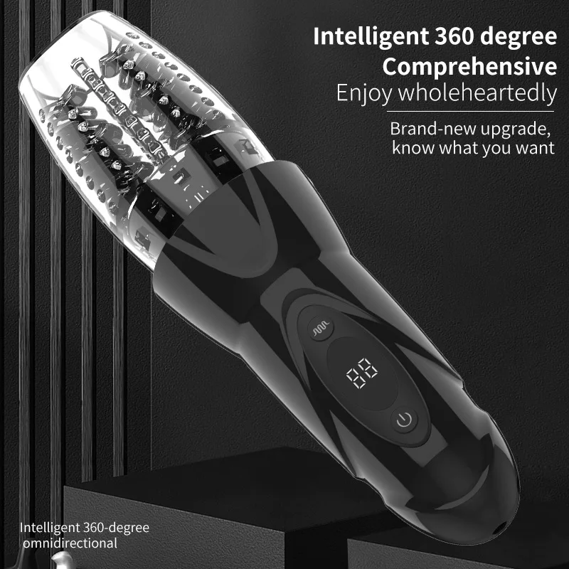LCD Automatic Rotating Male Masturbator Sucking Penis Pump Pocket Pussy Thrusting Blowjob Machine Masturbation Cup Sex Toys - Image 3