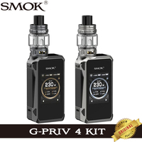 Original SMOK G-PRIV 4 Kit 230W G PRIV 4 Box Mod Vape with 6.5ml TFV18 Mini Tank Fit TFV18 Mini Mesh Coil E Cigarette Vaporizer