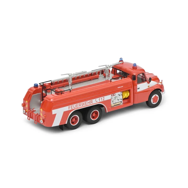 Schuco Diecast 1:43 escala T138 motor de bomberos aleación coche modelo colección recuerdo exhibición adornos vehículo juguete para regalo