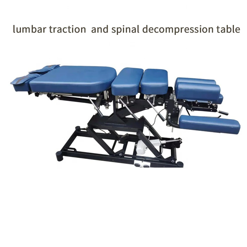 Mesa elétrica 3d para quiropraxia, cama para tração lombar e descompressão lombar