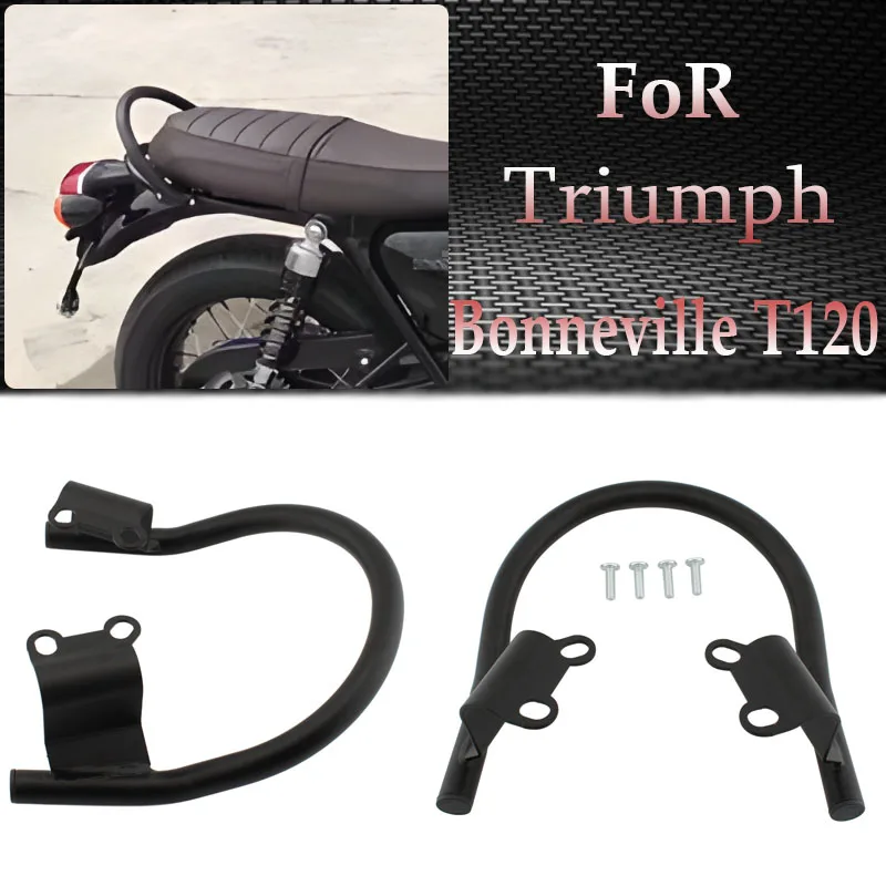 

For Triumph Bonneville T120 2016-2022Bonneville T100 2017-2022Motorcycle Accessory Rear Seat Armrest Balanced