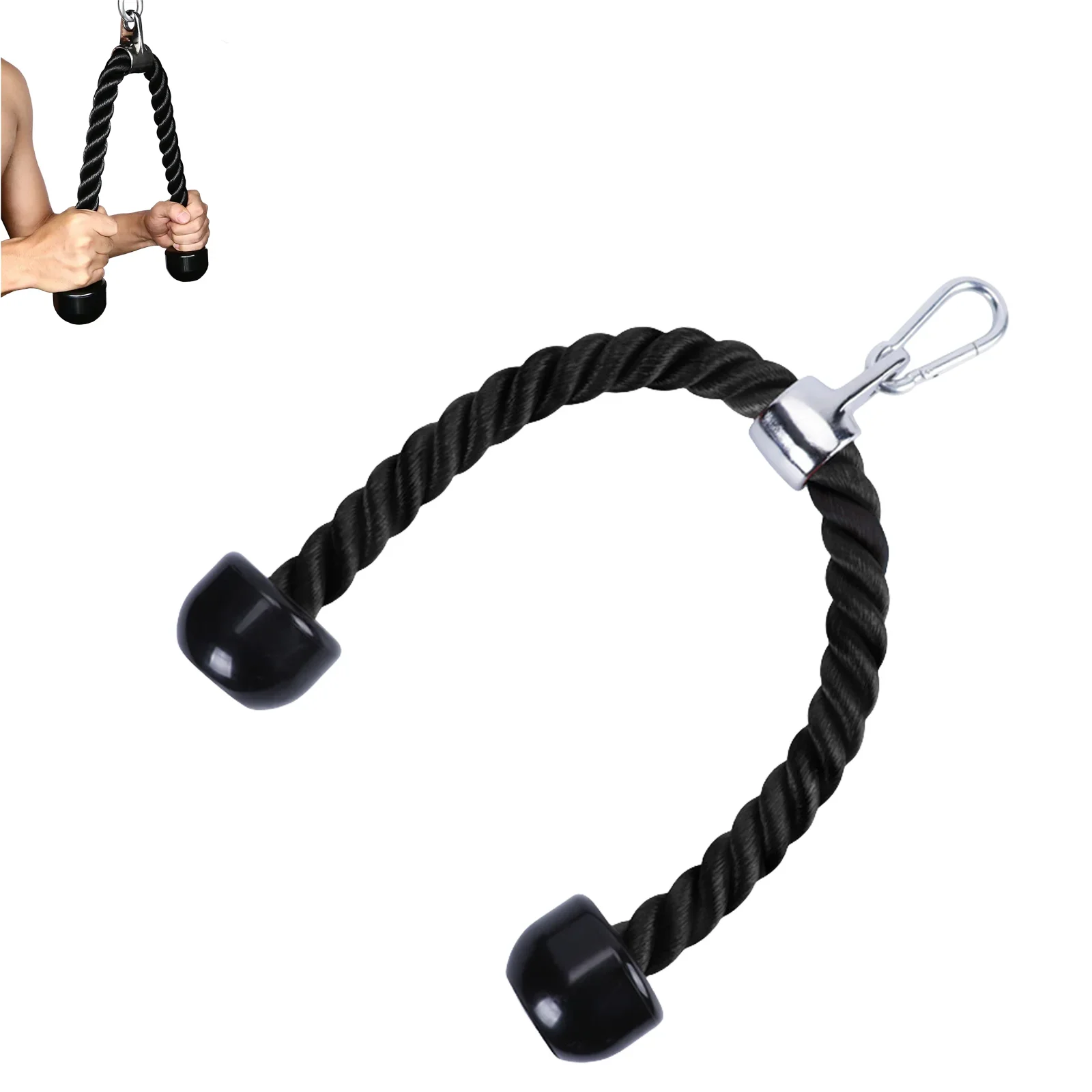 

Tricep Rope for Muscle Training, Abdominal Crunches Cable, Pull Down Laterals, Biceps, Fitness, Body Building, Gym