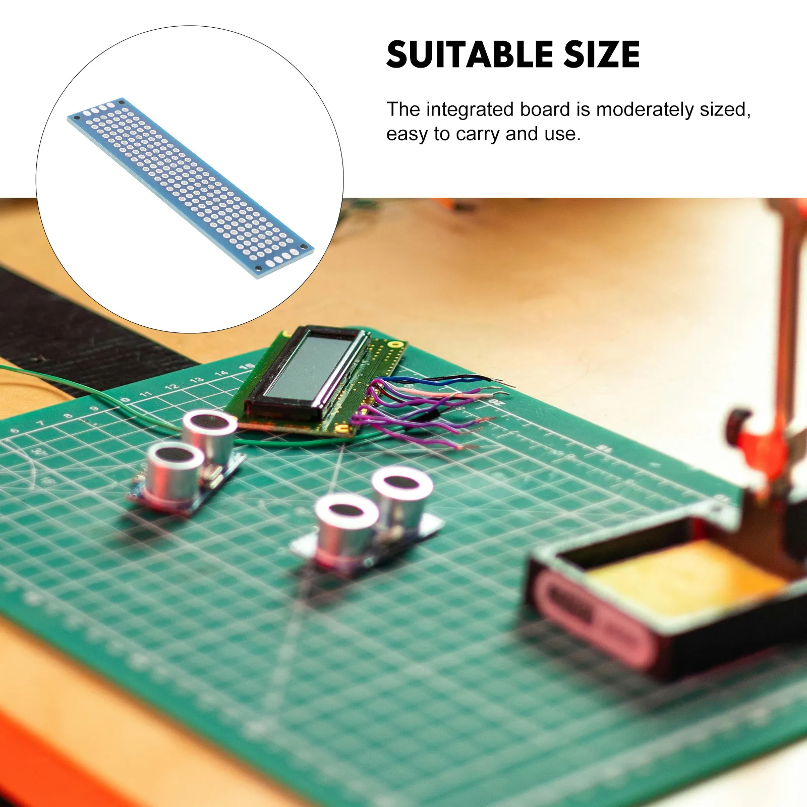 

10pcs Double-sided Tin 2x8 Portable Circuit PCB Project Tool DIY Solderable Multifunctional Safe