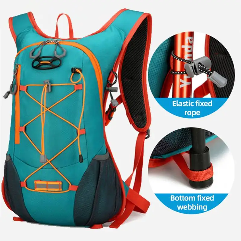 

Cycling Sport Backpack Outdoor Climbing Running Hiking Bag Fabric Hydration Knapsack Water Tank Storage Rucksack Bladder Pack