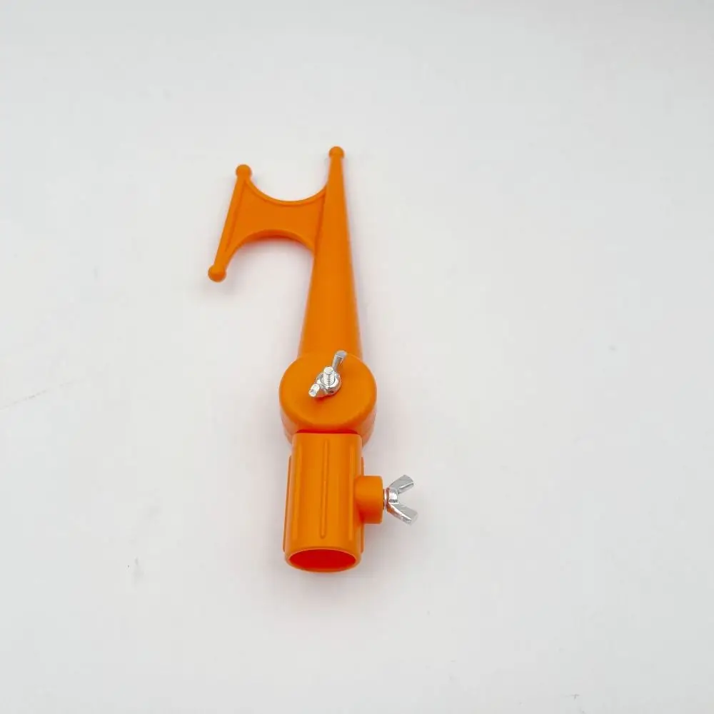 Plastic Multi-Purpose Utility Hook Adjustable Orange Handy Hooks Extension Garden Accessories