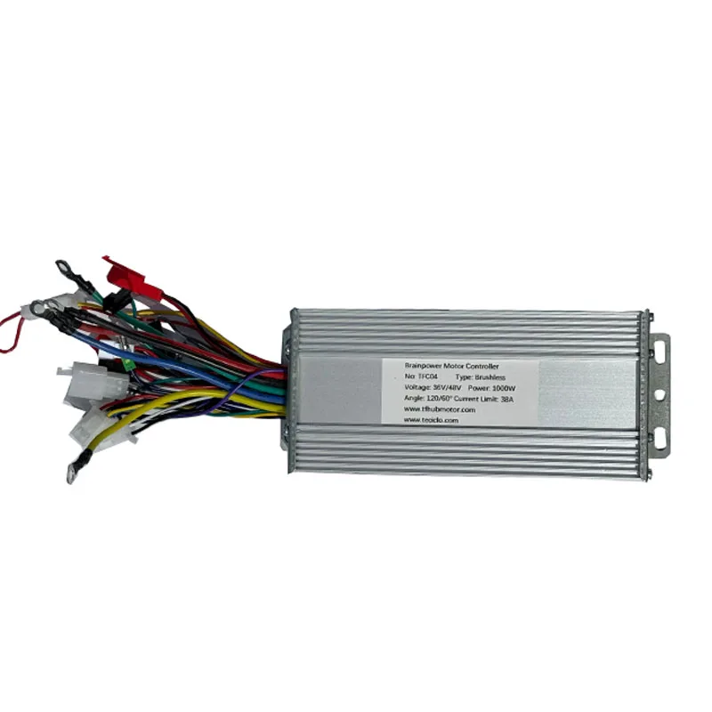 

36 В 48 В 800 Вт 1000 Вт 38A 12Mosfet бесщеточный контроллер двигателя универсальный контроллер BLDC совместимый зал для Ebike Escooter трехколесный велосипед
