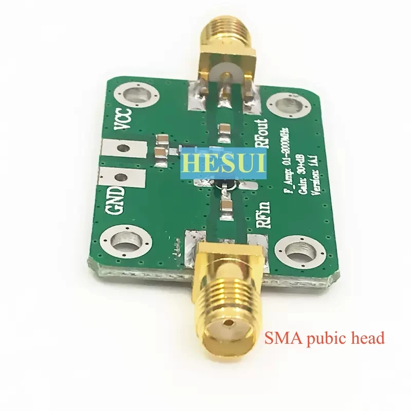 Rf broadband Low noise amplifier LNA (0.1-2000MHz gain 32dB)