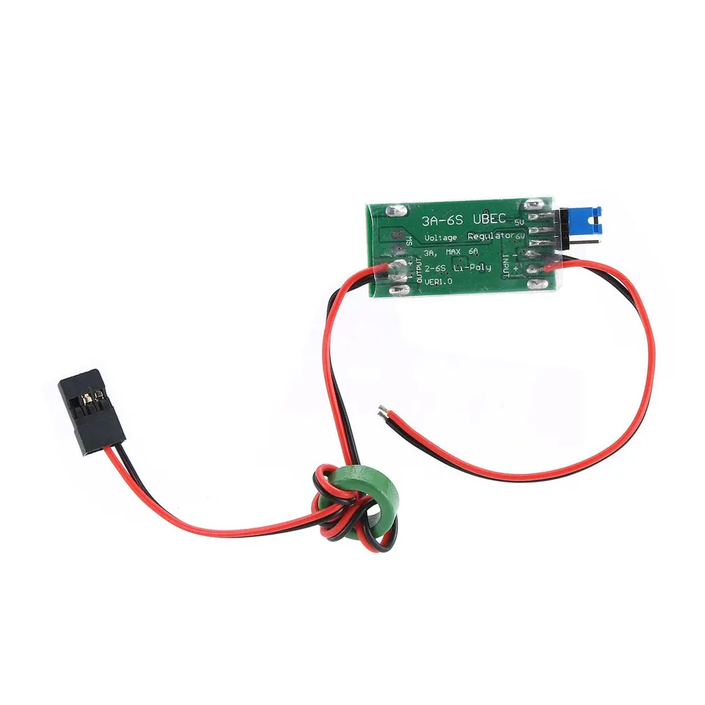 3A Switch Mode UBEC 5V 6V max 5A Lowest RF Noise BEC Full Shielding Antijamming Switching Regulator for RC air helicopter plane