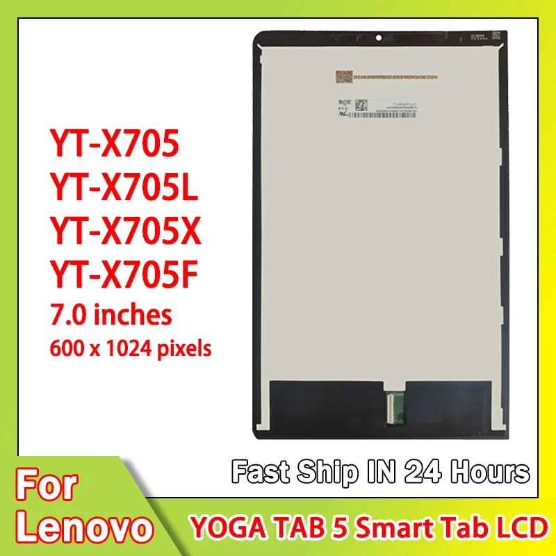 10.1''inch YT-X705L YT-X705X YT-X705F Display For Lenovo YOGA TAB 5 Smart Tab YT-X705 LCD Touch Screen Digitizer Assembly