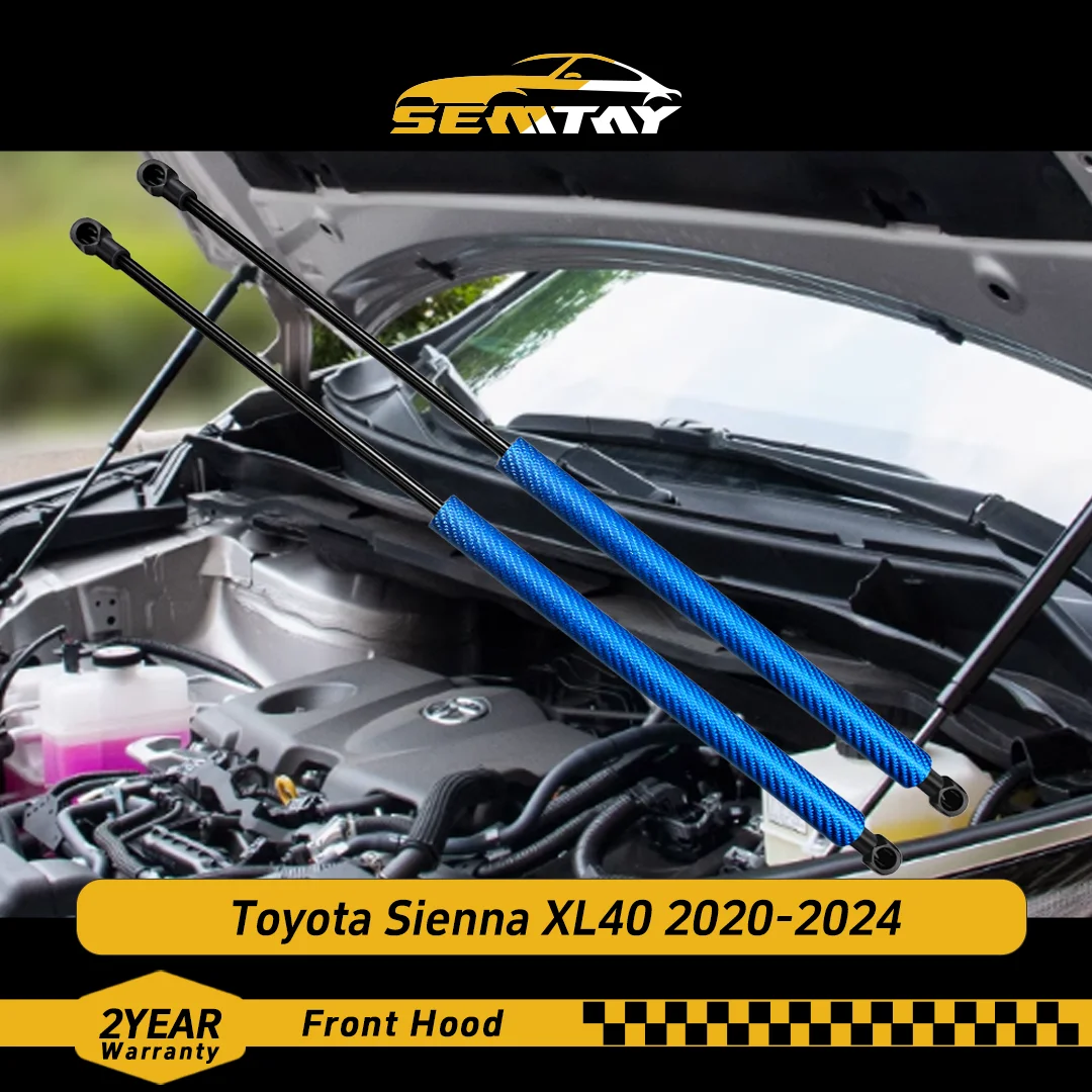 

Амортизаторы капота SEMTAY, совместимые с Toyota Sienna XL40 2020-2024, пружинные упоры для подъема капота, демпферы