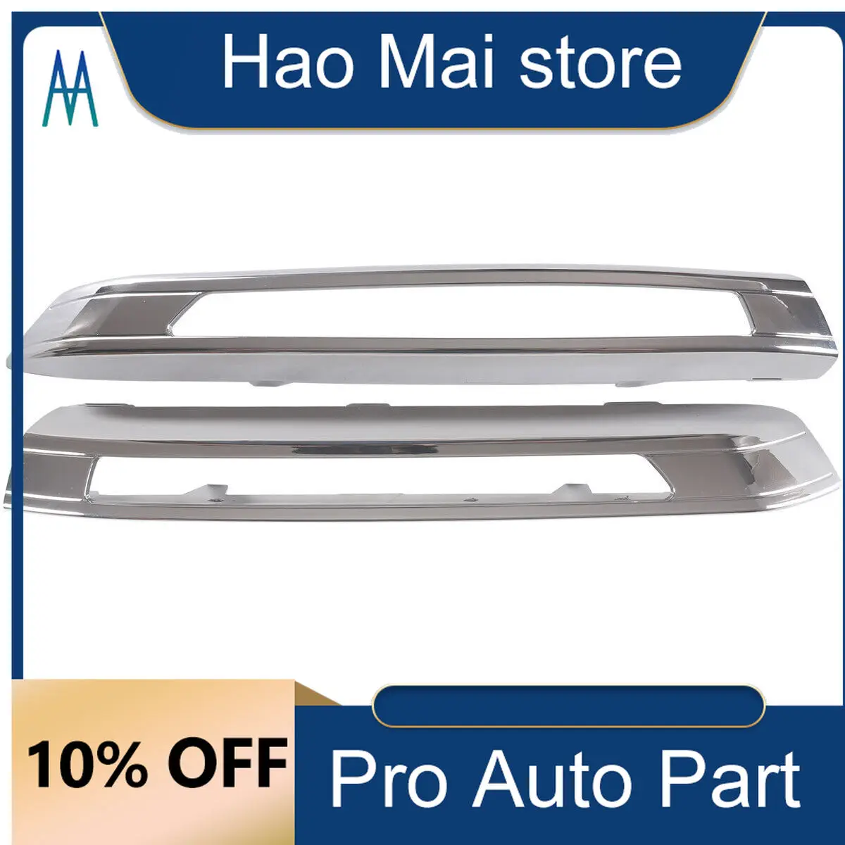 

1648840423 A1648840423 Pair Fog Lamp Chrome Bezel Cover Fit For 2011-12 Mercedes X164 GL Grand Edition 1648840323 A1648840323