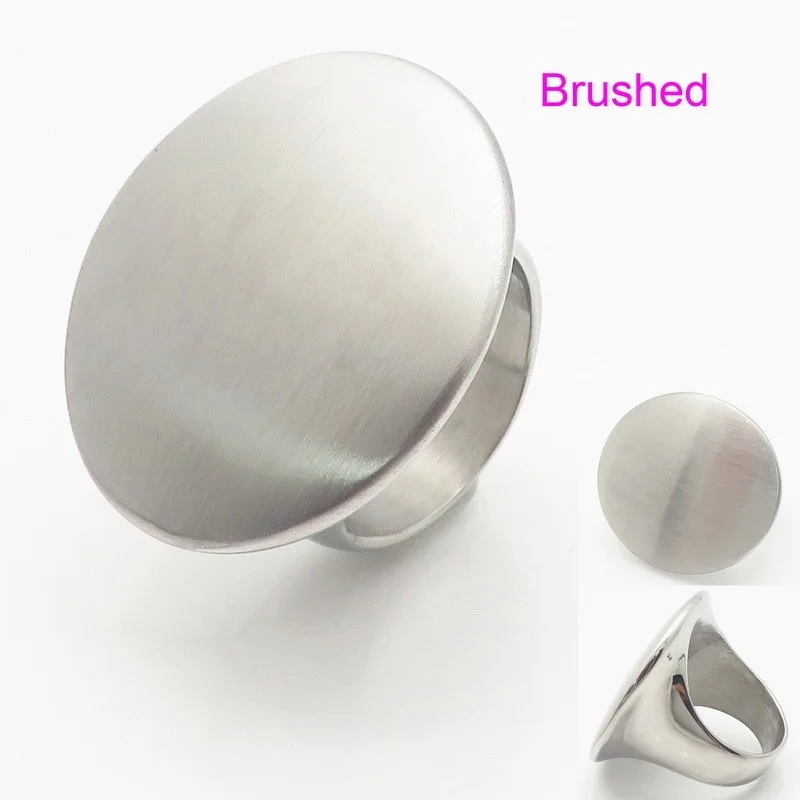 Stainless Steel Modern Wrap Wide Ring for Women Geometric Finger Statement Ring Party Layered Chic Jewelry