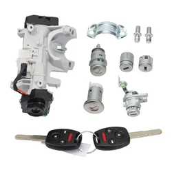 Complete Lock Set Ignition Switch Door Lock Cylinder Immobilizer 8E Chip For Honda Accord 2006-2007 AL145A