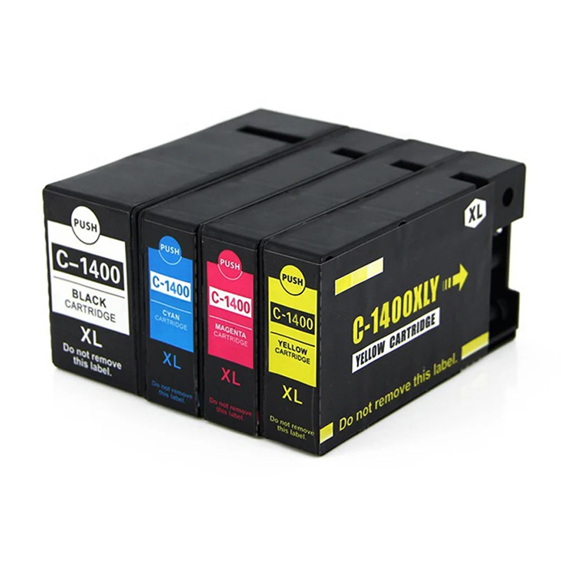 New 4Color PGI1400 PGI-1400XL Compatible ink Cartridge For Canon MAXIFY MB2040 MB2340 MB2140 MB2740 Printer PGI-1400 1400