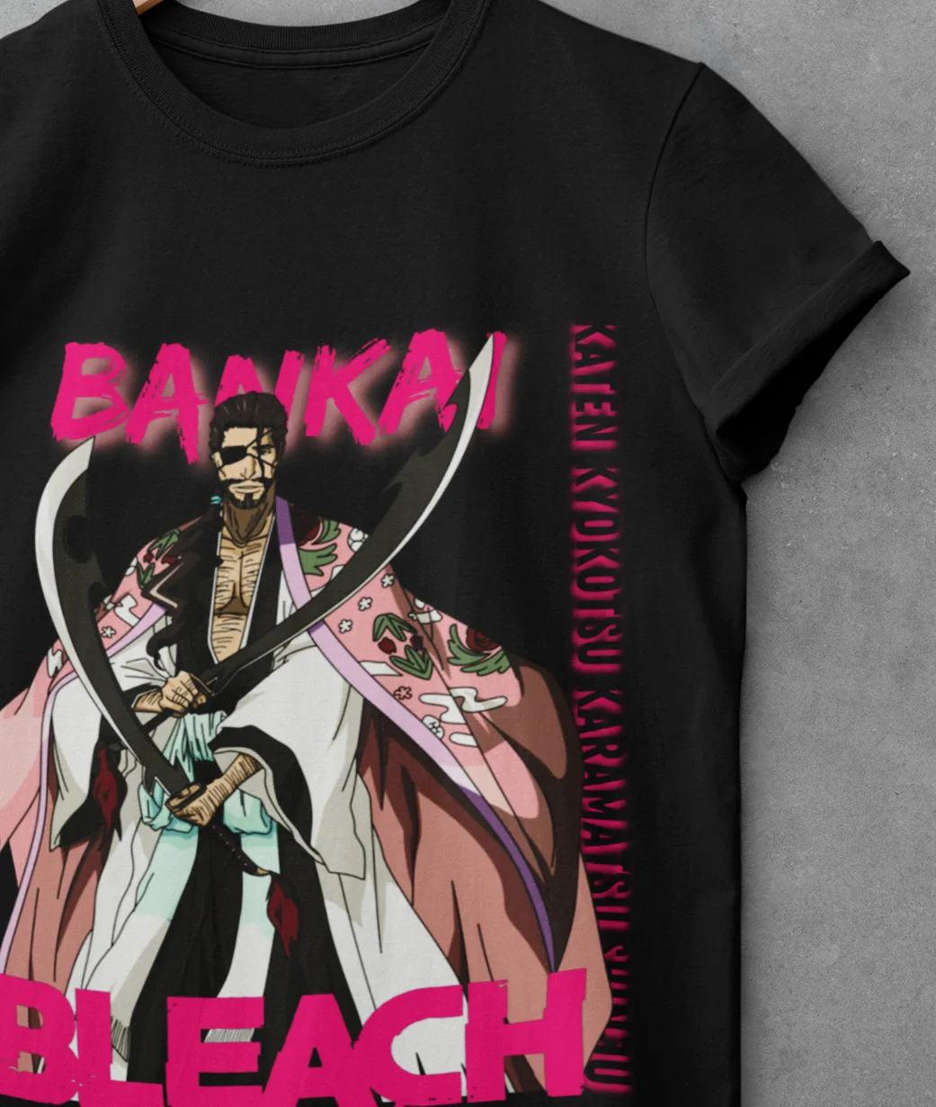 Kyoraku Shunsui Shirt Yhwach Tee Bleach Anime Tshirt Ichigo Bankai Rukia T-Shirt