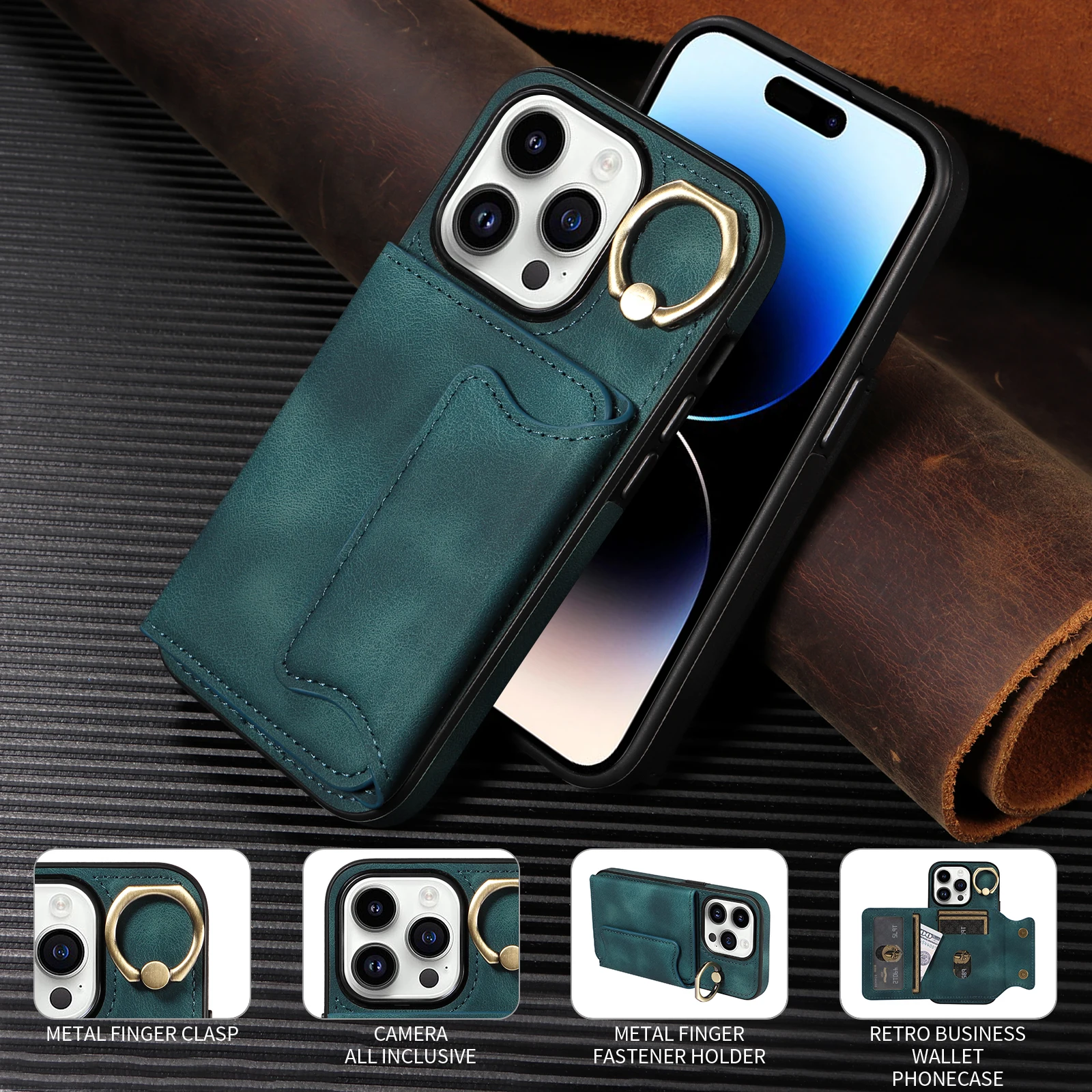 

Mobile Leather Pocket Cover Skin Stand Card Holder Wallet Phone Case For Samsung Galaxy A55 5G/A73 5G/A35 5G/A25/A23 5G