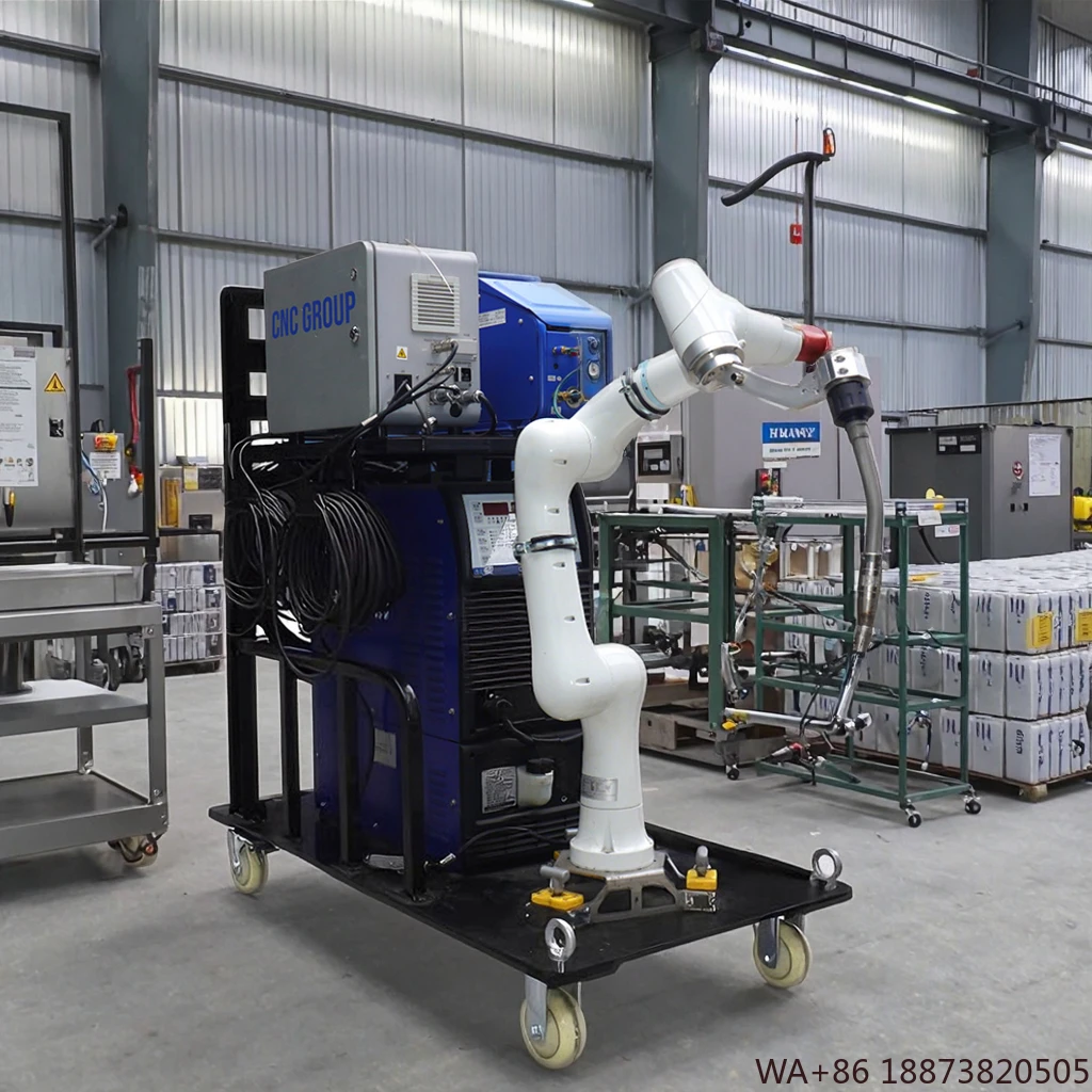 Robot Collaborative   6 Axis Automatic  ic Arm   Arm Cobot Welding   with Trolley Good Quality
