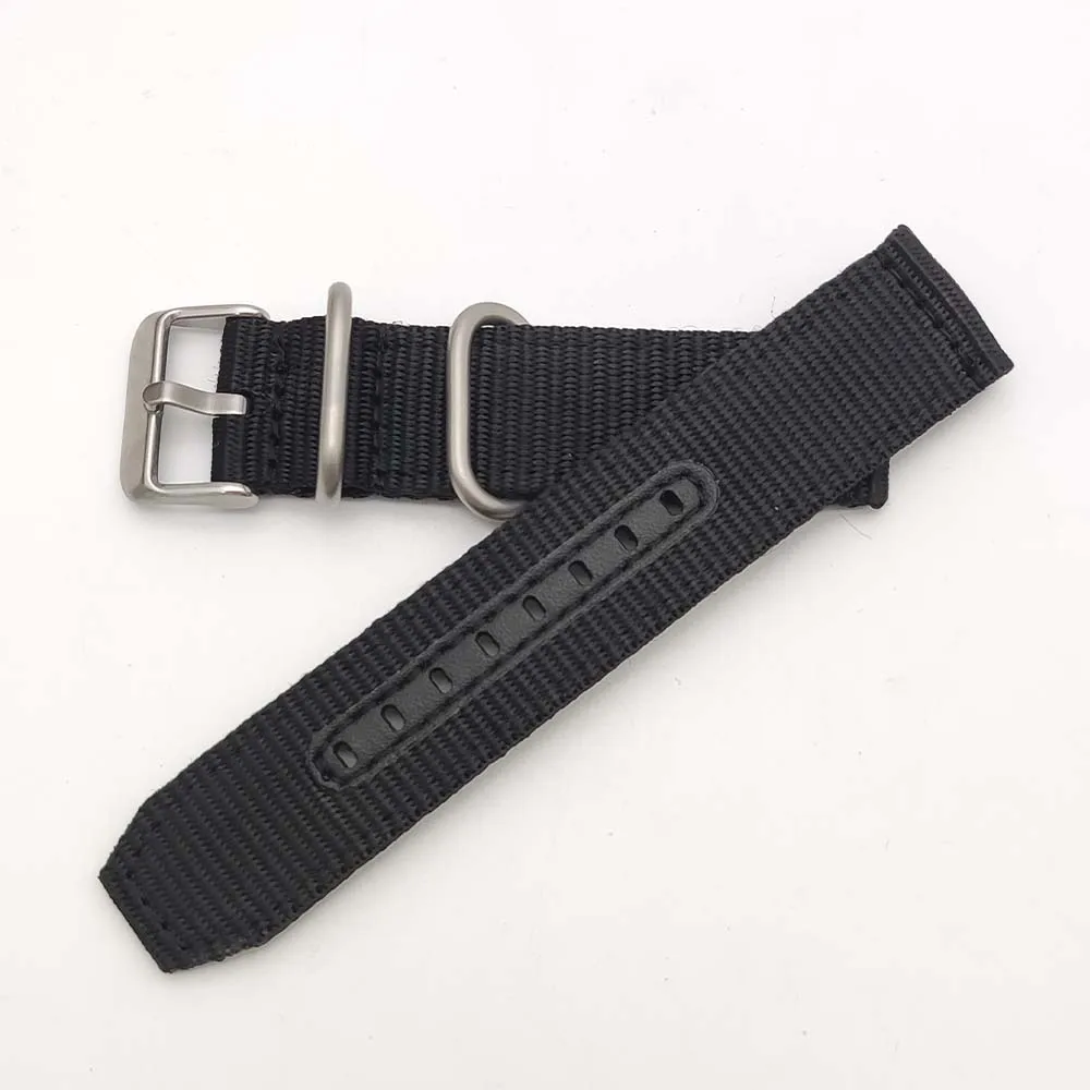 Bracciale universale per uomo e donna con cinturino morbido intrecciato in tela di nylon da 22 mm