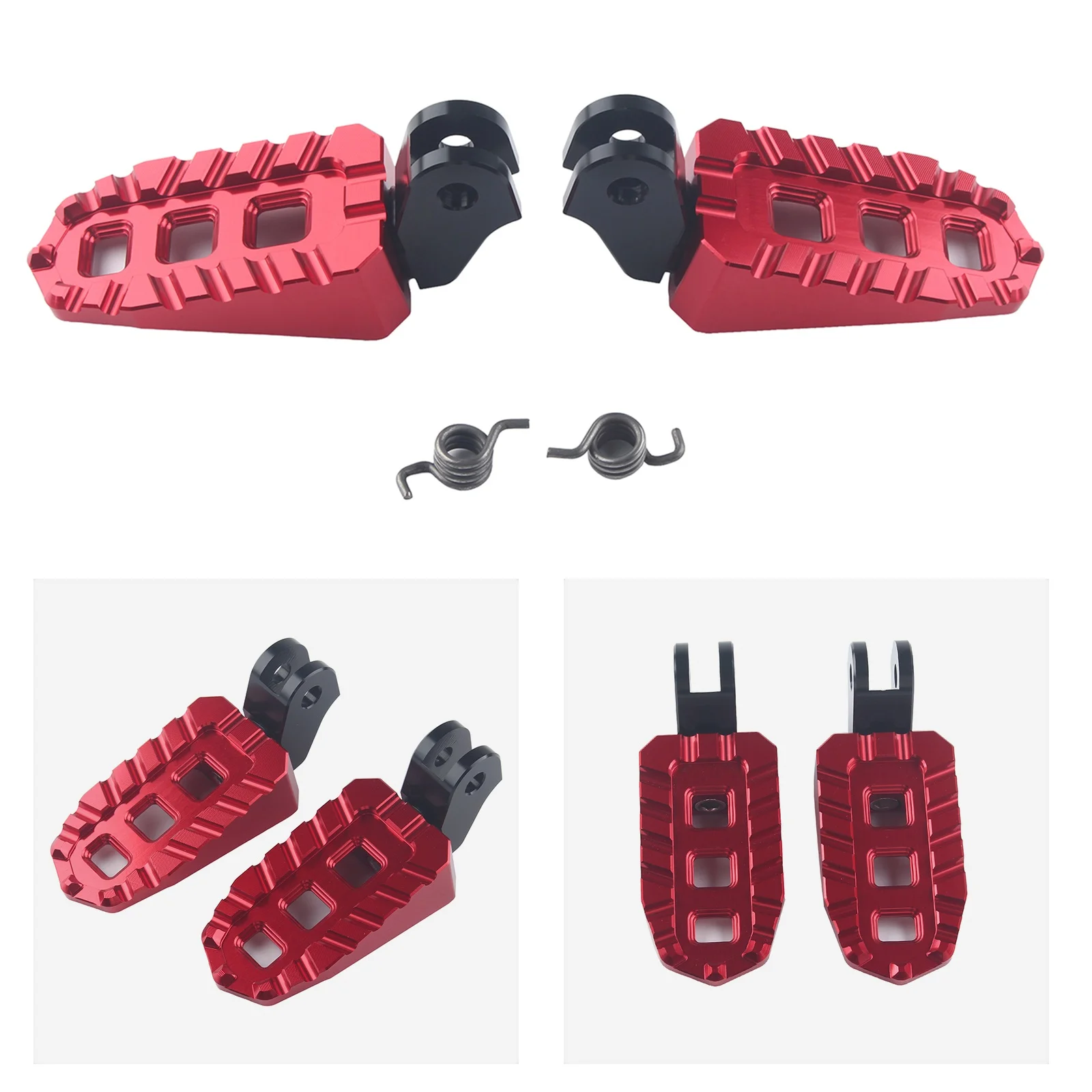 

For Leoncino 500 2018-2022 Leoncino 800 2021-2022 Driver Front Foot Pegs Black CNC