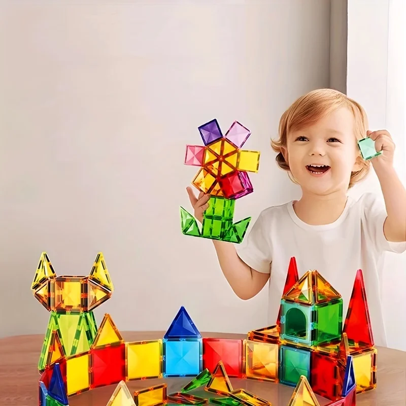 ToylinX Building Puzzle Accessories Magnetic Designer Construction Set Educational Constructor Christmas  Birthday Toys For Kids