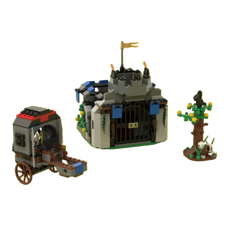 

MOC architectural house small castle series model - small particle building blocks toys, 546 pieces. Suitable for all enthusiast
